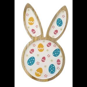 Temp-tations Temp-tations Special Edition Wood Bunny Serving Tray